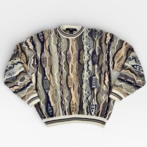 Vintage Cotton Traders Coogi Style Men's Sweater Large